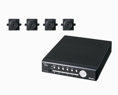 4CHスタンダードデジタルビデオレコーダー+屋内カメラ4台