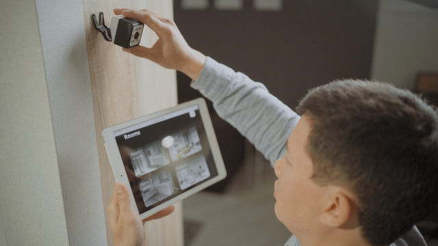 securitycameraを設置するイメージ画像
